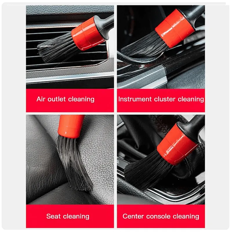 Car Detail Brush 5 PCS Set Multi-Functional Car Interior Cleaner Tool
