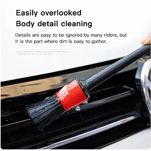 Car Detail Brush 5 PCS Set Multi-Functional Car Interior Cleaner Tool